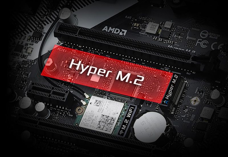 PCIe 4.0 High Speed M.2 Solution